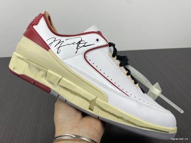 DJ4375-106 2 SP Red Off-White White Low Retro Jordan 1205